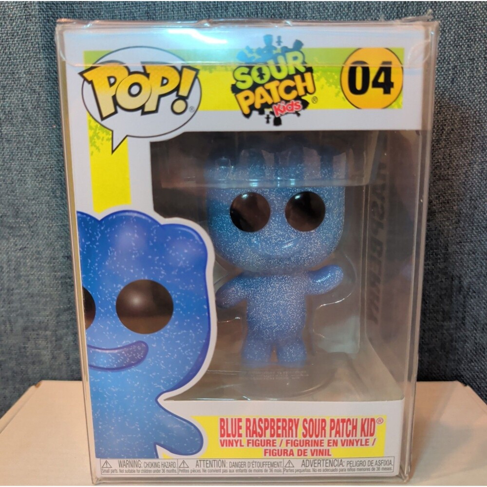 Funko Pop 04 Sour Patch Kids Blue Raspberry Glitter 2021 NIB 889698571100 - Picture 15 of 16